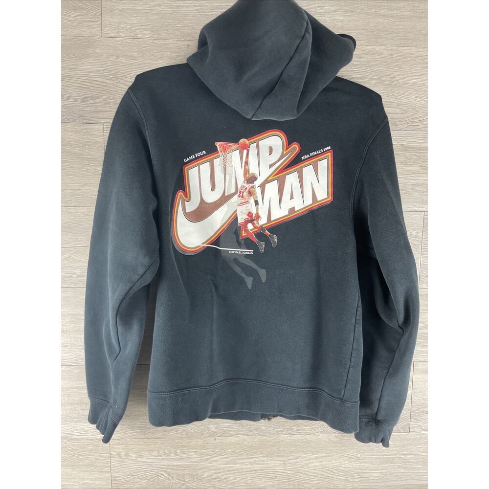 Nike Air Jordan Jumpman 1998 NBA Finals Full Zip Hoodie Size XS VINTAGE